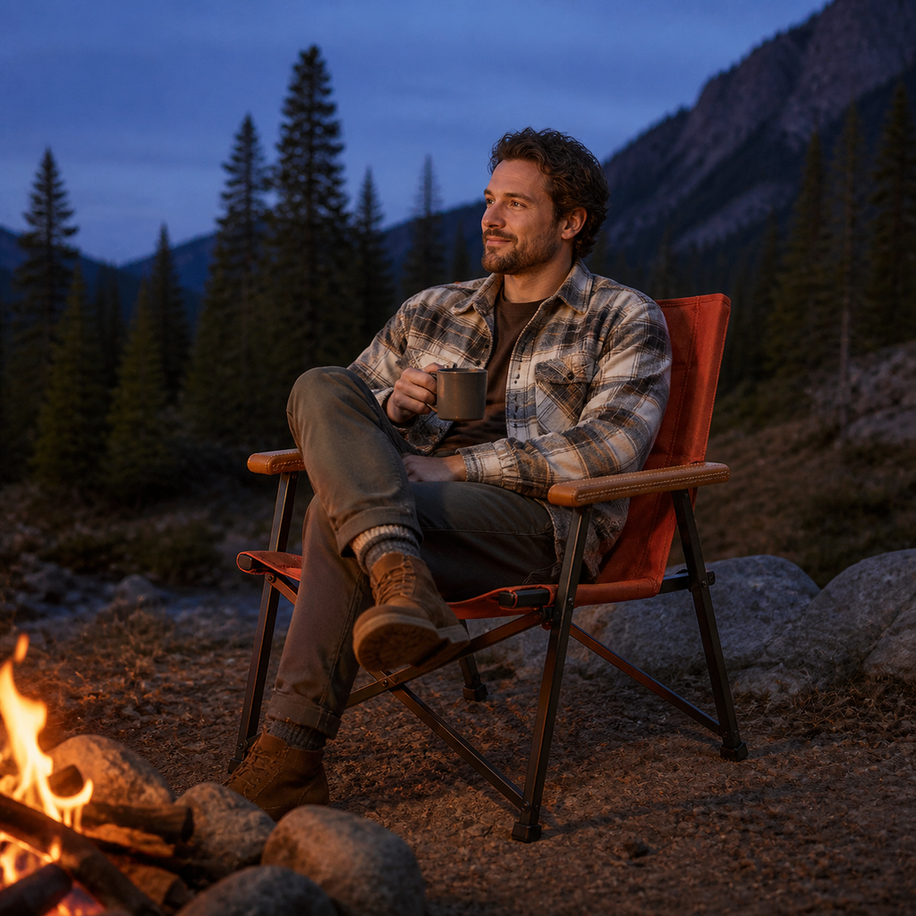 Nuviory Fireside Chair — Lifestyle view